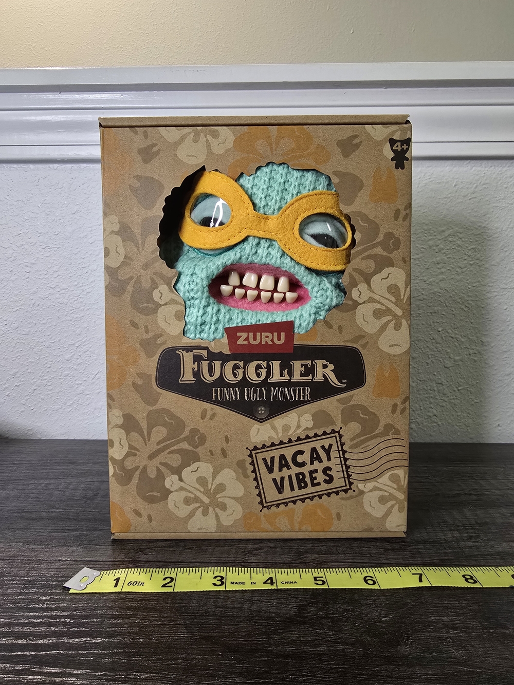 Fuggler Funny Ugly Monster - Mint Green with Yellow Mask